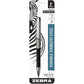 Zebra Pen F-301 Compact Retractable Ballpoint Pen, Stainless Steel Barrel, Fine Point, 0.7mm, Black Ink, 2-Pack