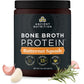 Ancient Nutrition Protein Powder Made from Real Bone Broth, Chocolate, 20g Protein Per Serving, 20 Serving Tub, Gluten Free Hydrolyzed Collagen Peptides Supplement, Great in Protein Shakes