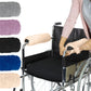Vive Wheelchair Armrest Covers (Pair) - Memory Foam Sheepskin Accessories Pads for Transport Electric Wheel Chair Arm Rests - for Adults, Seniors, Handicapped - Soft Support Cushion for Mobility Aids