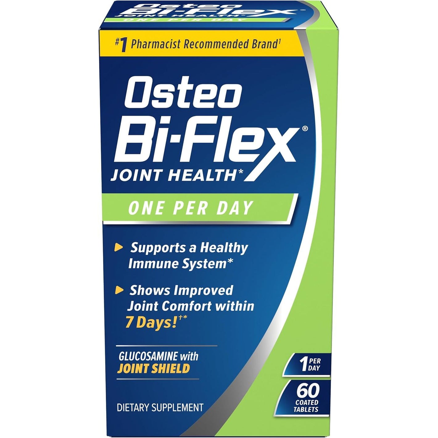 Osteo BiFlex One Per Day Glucosamine Joint Shield Dietary Supplement, Helps Strengthen Joints, 60 Count
