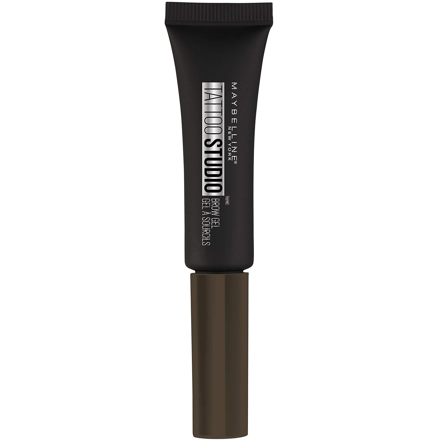 Maybelline TattooStudio Waterproof Eyebrow Gel Makeup, Deep Brown, 1 Count