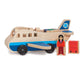 Buy now Melissa & Doug Wooden Airplane Play Set with 4 Play Figures and 4 Suitcases at indiglob india