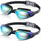 Buy now Aegend Swim Goggles, 2 Pack Swimming Goggles No Leaking Adult Men Women Youth at indiglob india