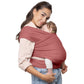 Buy now Boba Baby Wrap Carrier – Original Baby Sling Carrier for Newborns (7–35 lbs), Soft, Secure, Hands-Free & Ergonomic, Ideal for Comfortable Bonding, New Parents (Grey) Cotton Dusty Pink at indiglob india