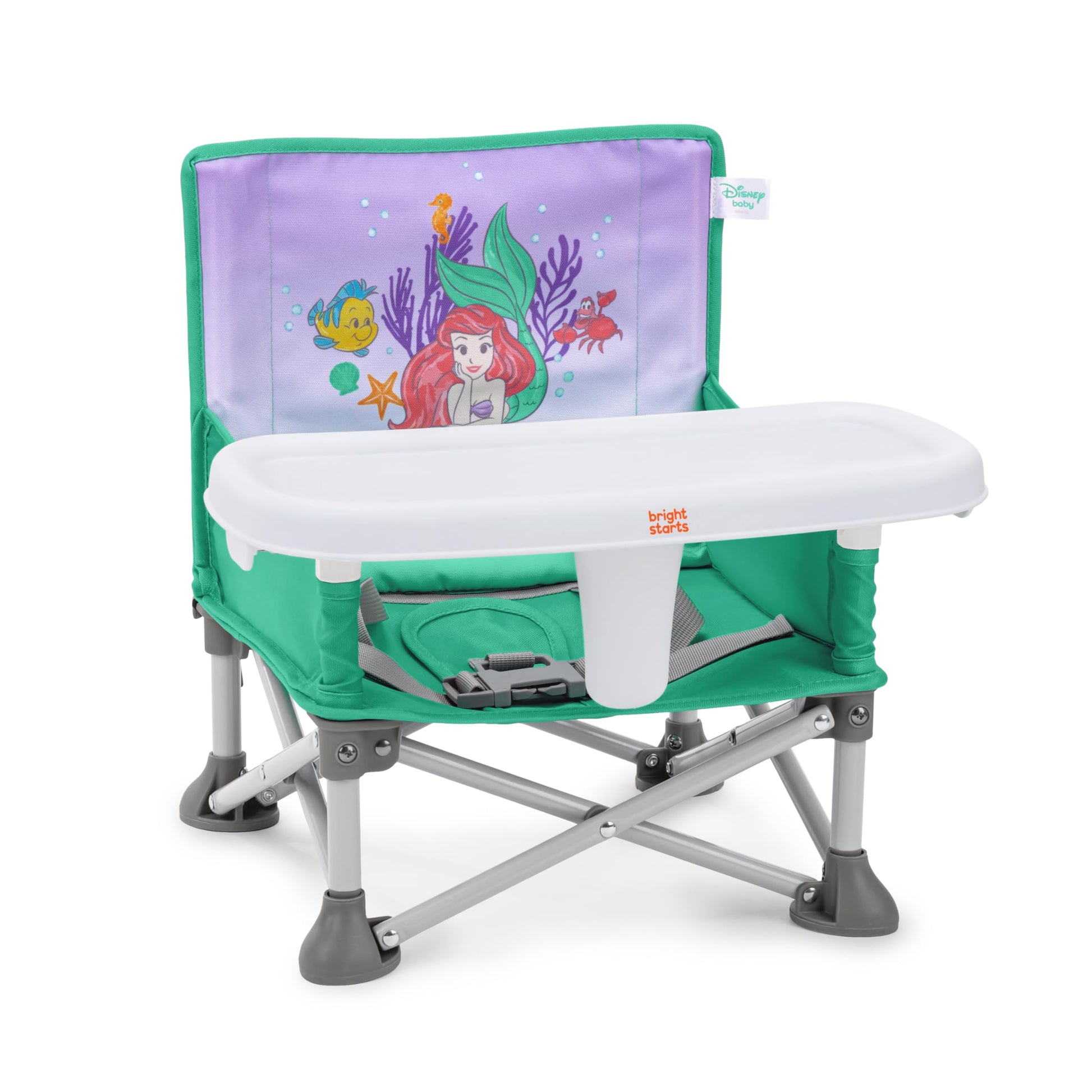 Buy now Summer by Bright Starts Pop 'N Sit Portable Booster Chair, Floor Seat, Indoor/Outdoor Use, Compact Fold, Green, 6 Mos - 3 Yrs at indiglob india