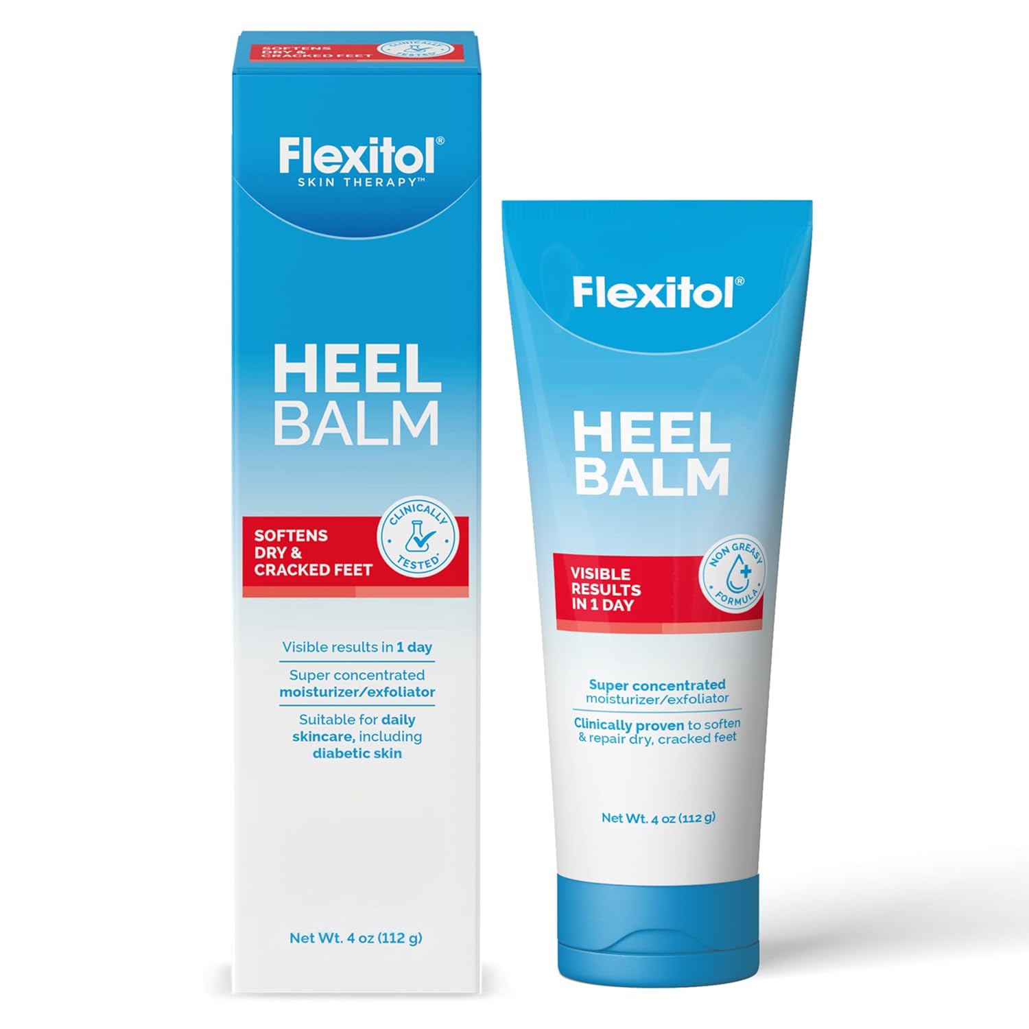 Buy now Flexitol Heel Balm, Rich Moisturizing & Exfoliating Foot Cream, Original Version, 4 Oz 4 Ounce (Pack of 1) at indiglob india