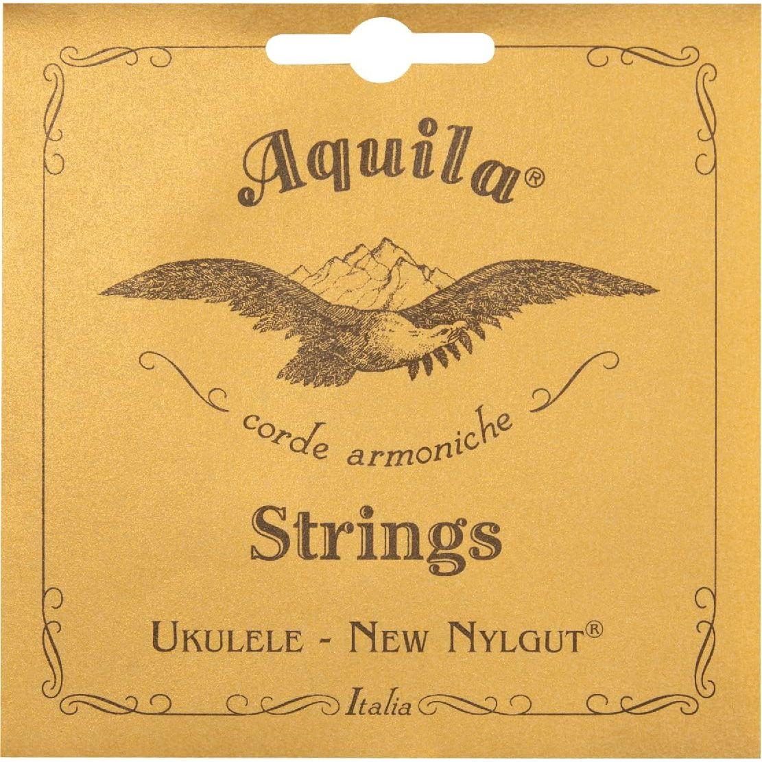 Buy now Aquila corde armoniche New Nylgut, Ukulele, Soprano Regular Ukulele Strings at indiglob india