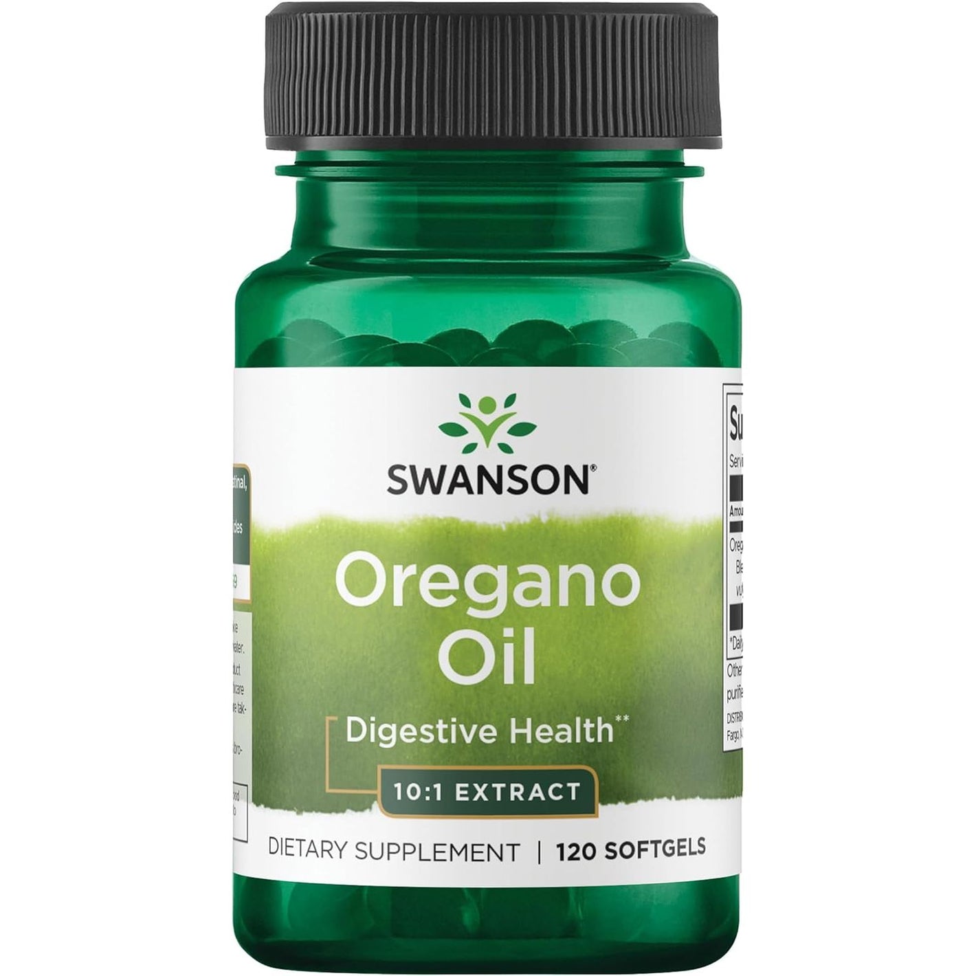 Swanson Oregano Oil 10:1 Extract-Natural Supplement Promoting Digestive Health-Respiratory & Urinary Tract Health Support (120 Softgels, 150mg Each)