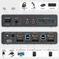 Unitek KVM Switch 2 Monitors 2 Computers 4K@60Hz HDMI+Displayport Dual Monitor KVM Switches 3 USB Ports for Sharing Keyboard Mouse Hard Drives Mic Headset 2 USB-B Cable DC 5V Adapter Controller