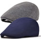 Men Cotton Newsboy Cap Soft Fit Cabbie Hat