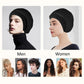 Satin Bonnet Silk Lined Sleep Cap- Adjustable Hair Cover for Women Men Frizzy Hair Night Cap Patients Care