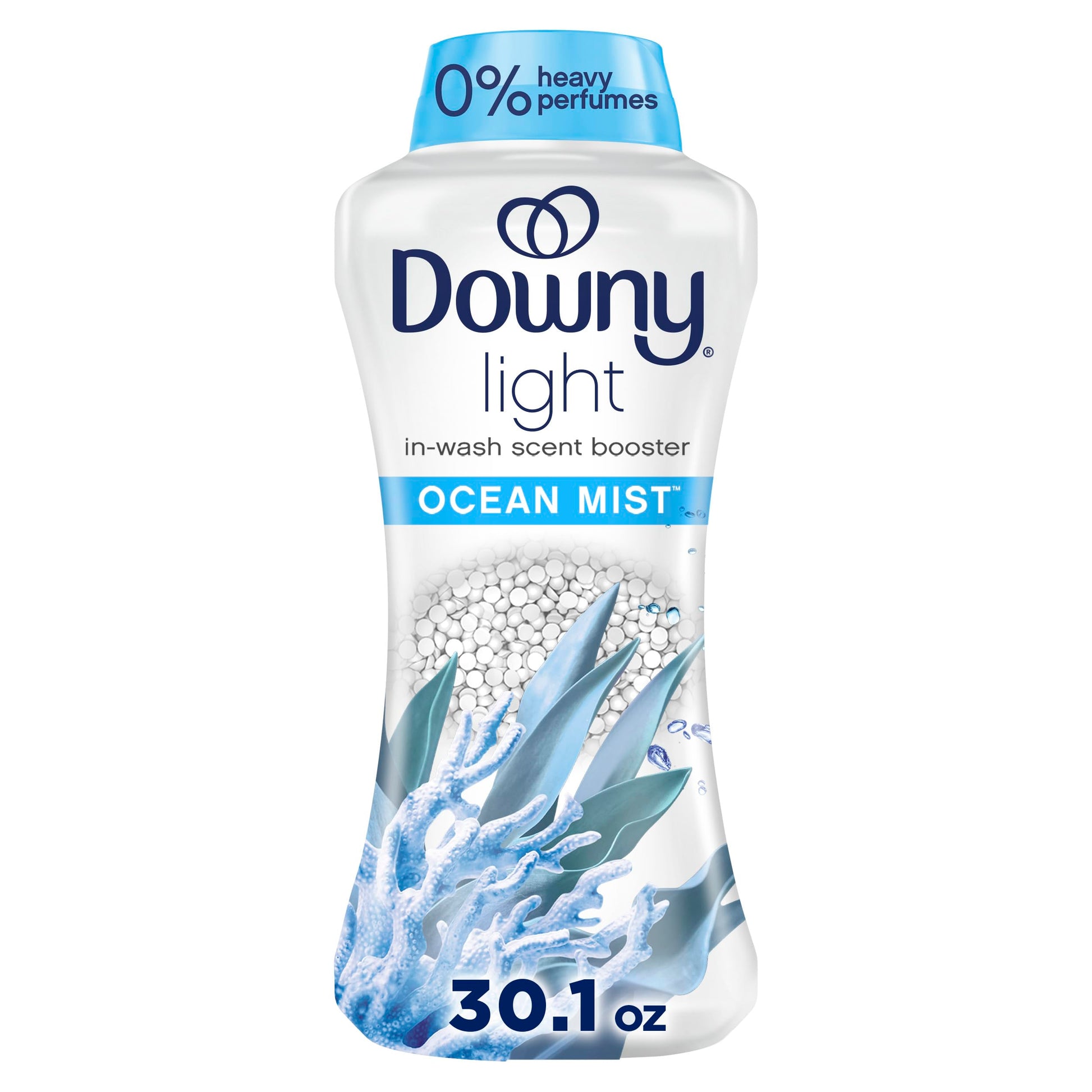 Buy now Downy Light Laundry Scent Booster Beads, Ocean Mist Scent, 24 OZ, In-Wash Fabric Beads Designed To Be Gentle With A Light Boost Of Scent, No Heavy Perfumes at indiglob india
