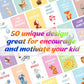 50 Set Positive Affirmation Cards for Toddlers Motivational Affirmations Cards Educational Flash Cards Inspirational Daily Affirmations for Kids Words of Mindfulness for Children