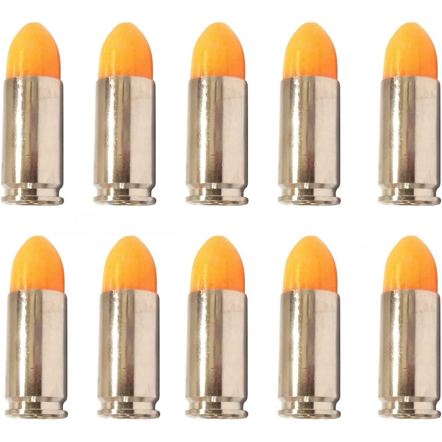 ST Action Pro 9mm Snap Caps – 10 Pack Inert Dummy Rounds for Dry Fire, Reloading & Malfunction Drills – Orange Insert, Safe & Reusable – Veteran-Owned, Manufactured in USA