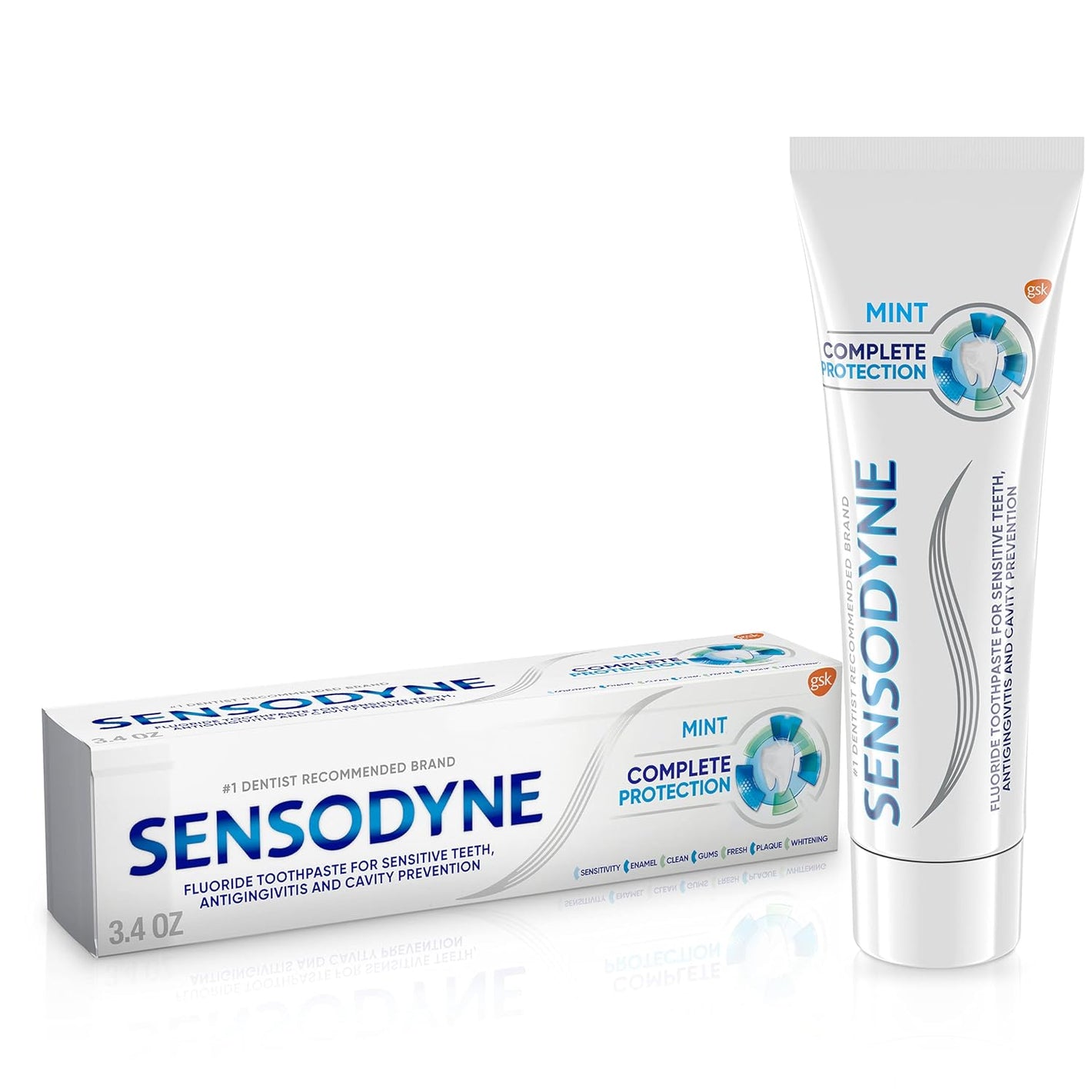 Sensodyne Complete Protection Sensitive Toothpaste for Sensitive Teeth - 3.4oz