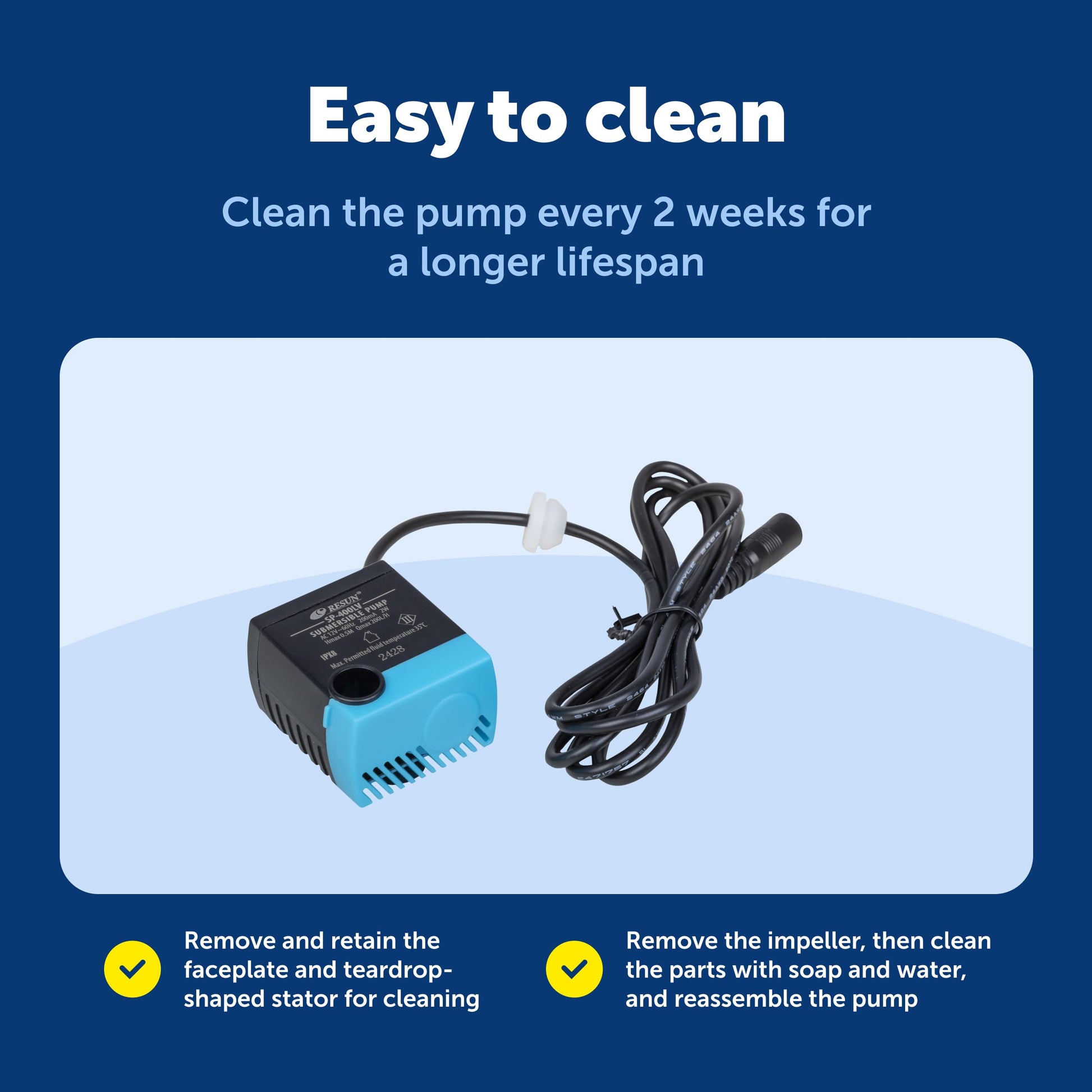 Buy now PetSafe Drinkwell Replacement Pump - Reliable OEM Replacement - Drinkwell Pump Accessory - Includes Power Adaptor - Silent Operation for a Calm Pet Environment - Easy to Clean at indiglob india