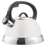 Buy now Mr. Coffee Flintshire 1.75-Quart Stainless Steel Whistling Tea Kettle – Brushed Satin Finish Stove-Top Kettle for Boiling Water 1.8 Quarts Linen at indiglob india