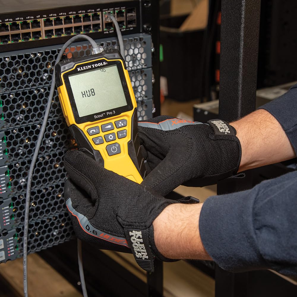 Buy now Klein Tools VDV501-853 Coaxial Cable Tester, Scout Pro 3 with Test-n-Map Remote, Includes Remotes #2 - #6, Tests Voice, Data and Video Cable at indiglob india