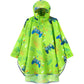 WAWSAM Lightweight Kids Rain Poncho Reusable Toddler Raincoat Waterproof Rain Jacket