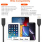for iPhone Charger Extension Cord,[Apple MFi Certified] Nylon Braided Lightning Extender Dock Cable Male to Female Adapter 3.3FT for iPhone 14 Pro 13 Pro 12 11 X XR 8 7 6 Pass Video,Data,Audio