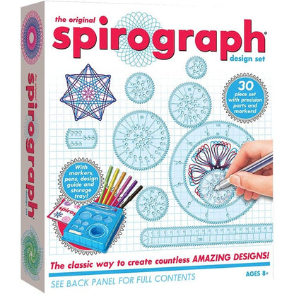 Spirograph Design Set Boxed - Arts and Crafts, Kids Toys, Art Supplies, Craft Supplies, Drawing Kit, Spiral Art, Reproduction of Classic Gear Design Kit, Pens, Design Sheet Included, Ages 8+