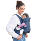 Infantino Flip 4-in-1 Convertible Baby Carrier, Adjustable, Ergonomic Babywearing, Registry Essential, Baby Carrier for Newborn to Toddler, Gray