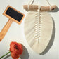 Tyoungg Macrame Comb Wooden for Fringe Feathered Wall Hanging Plant Hanger Craft Making Knitting Cord Rope 3mm 4mm 5mm (Macrame Comb)