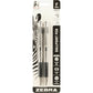 Zebra Pen F-301 Ballpoint Fine Point 0.7mm Stainless Steel Retractable Ballpoint 2-Pack – Easy-Glide Ink, Non-Slip Grip, Metal Clip, Refillable with F-Refill, Professional Design (27112)