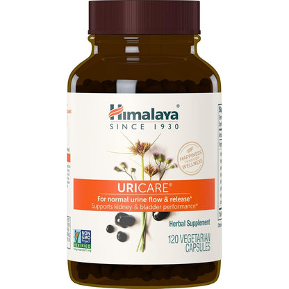 Himalaya UriCare - Herbal Bladder and Kidney Support Supplement with Shilajit for Urinary Tract Wellness - Vegan, Non-GMO, Gluten Free, Caffeine Free, 120 Capsules