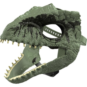 Mattel Jurassic World Dominion Dinosaur Mask, Giganotosaurus Dino Role-Play Toy & Costume Accessory with Opening Jaw & Movie-Inspired Design