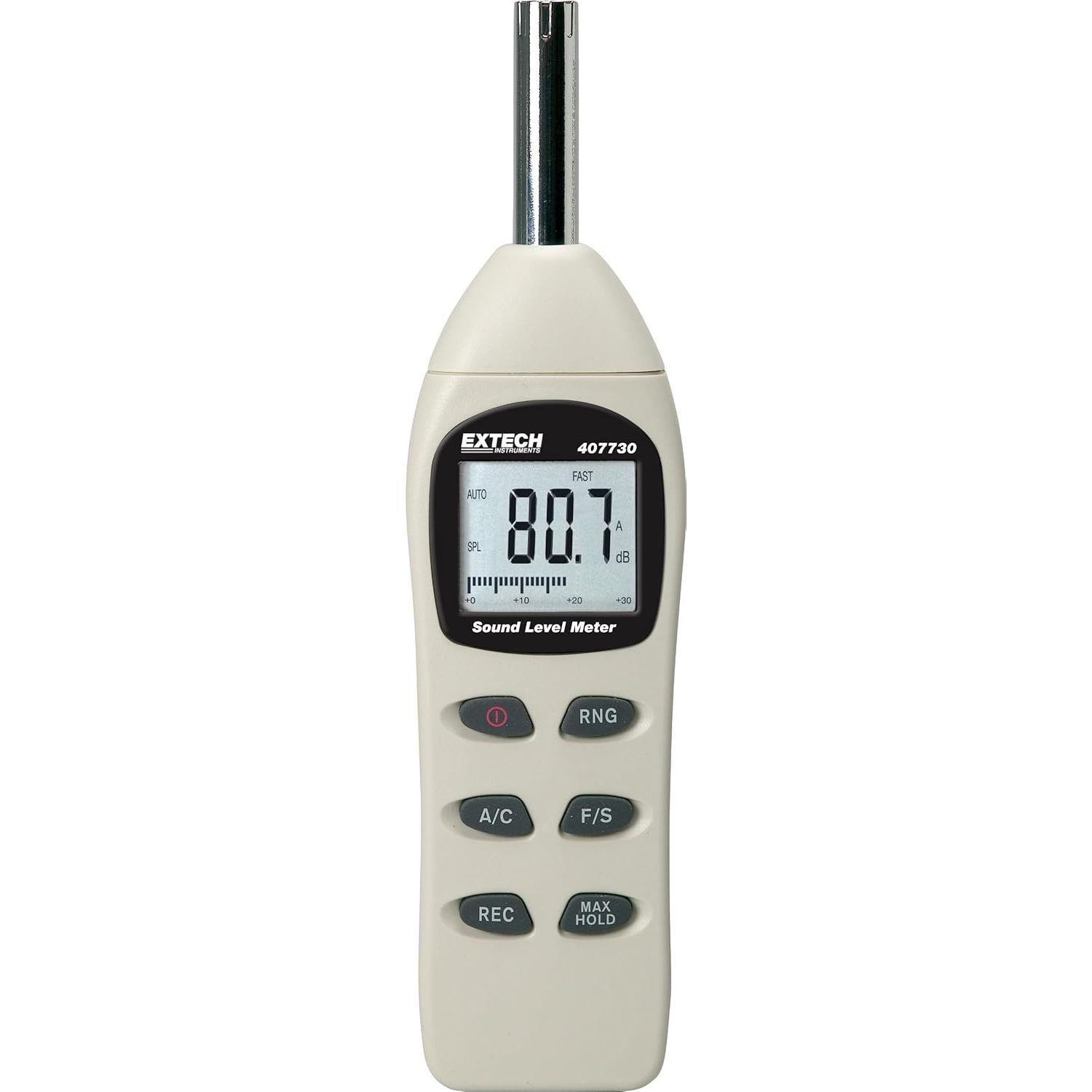 Buy now Extech 407730 Digital Sound Level Meter 40-130dB at indiglob india