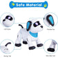 yiman Remote Control Robot Dog Toy – Programmable Smart Robot Dog for Kids 3+, Interactive Dancing & Sound, RC Stunt Robot Toys with LED Eyes, Electronic Pet Toy Dog for Boys & Girls Gifts (Blue)