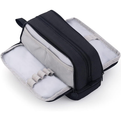 CICIMELON Large Capacity Pen Pencil Case with 4 Compartments, Multi-Slot Pencil Pouch Bag Aesthetic School Supplies Organizer for Teen Girls, Women, Adults (Purple)