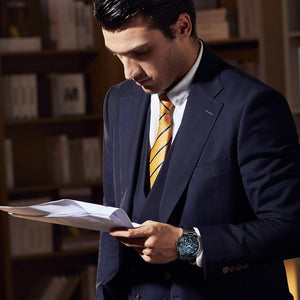 BY BENYAR Mens Watches Analog Quartz Chronograph Waterproof Wrist Watches for Men Fashion Business Work Casual Sport Designer Dress Watch with Calendar Elegant Gifts for Men