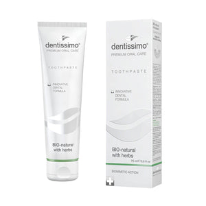BIO-Natural with Herbs Fluoride Free Toothpaste for Sensitive Teeth and Gums, 75 ml - My Store