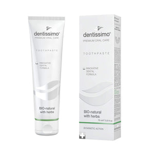 BIO-Natural with Herbs Fluoride Free Toothpaste for Sensitive Teeth and Gums, 75 ml