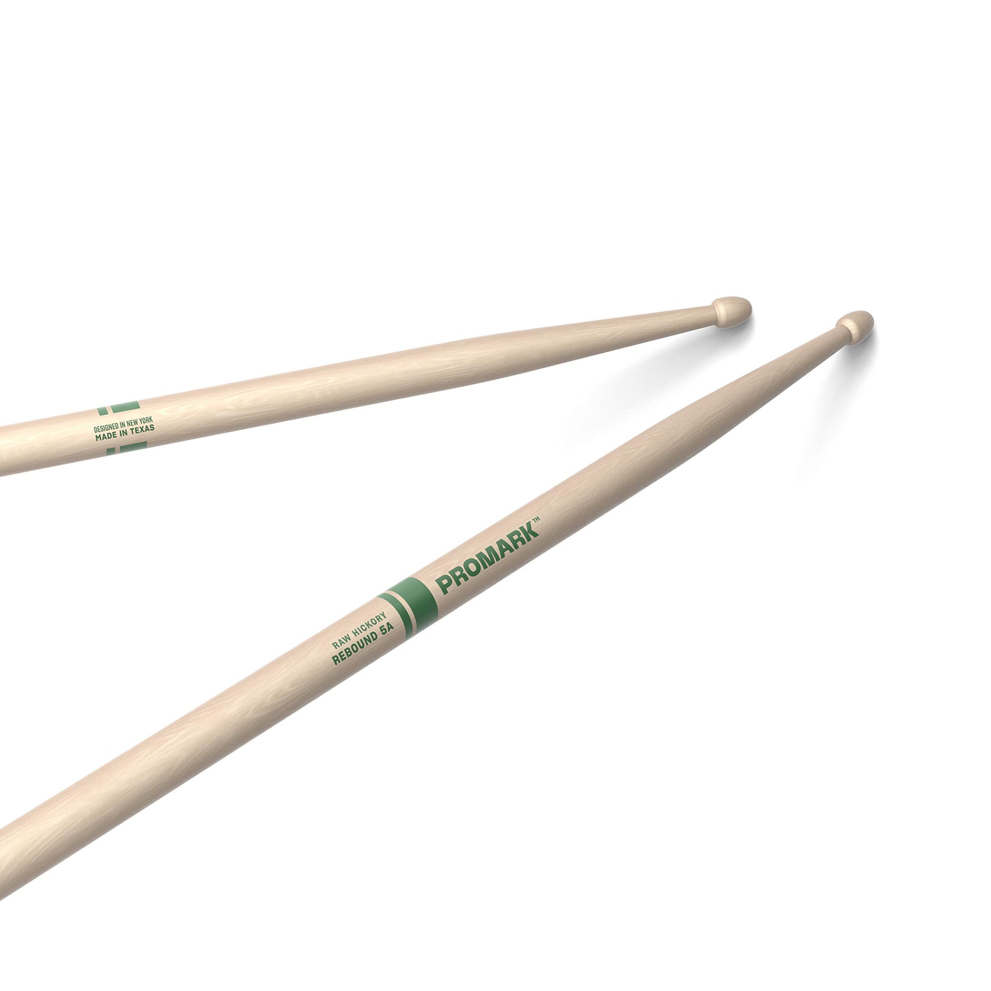 Buy now ProMark Rebound 5A Long Hickory Drumsticks, Acorn Wood Tip, 1 Pair Rebound 5A One Pair Raw, Wood Tip at indiglob india
