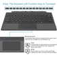 Arteck Microsoft Surface Pro Type Cover, Ultra-Slim Portable Bluetooth Wireless Keyboard with Touchpad Built-in Rechargeable Battery - My Store