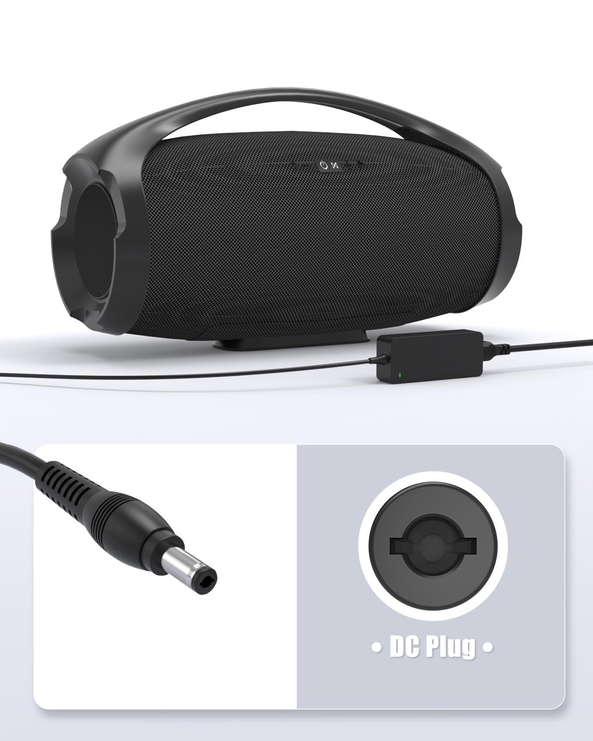 Buy now Superer Fit for JBL Boombox 2 & 1 Charger - 90W 10 FT Power Up Family Gatherings & Outdoor Fun Waterproof Bluetooth Replacement Adapter Power Supply Cord at indiglob india