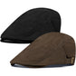Newsboy Cap for Men Flat Hats Adjustable Breathable Irish Caps Cabbie Ivy Driving Hunting Sport Golf Outdoor