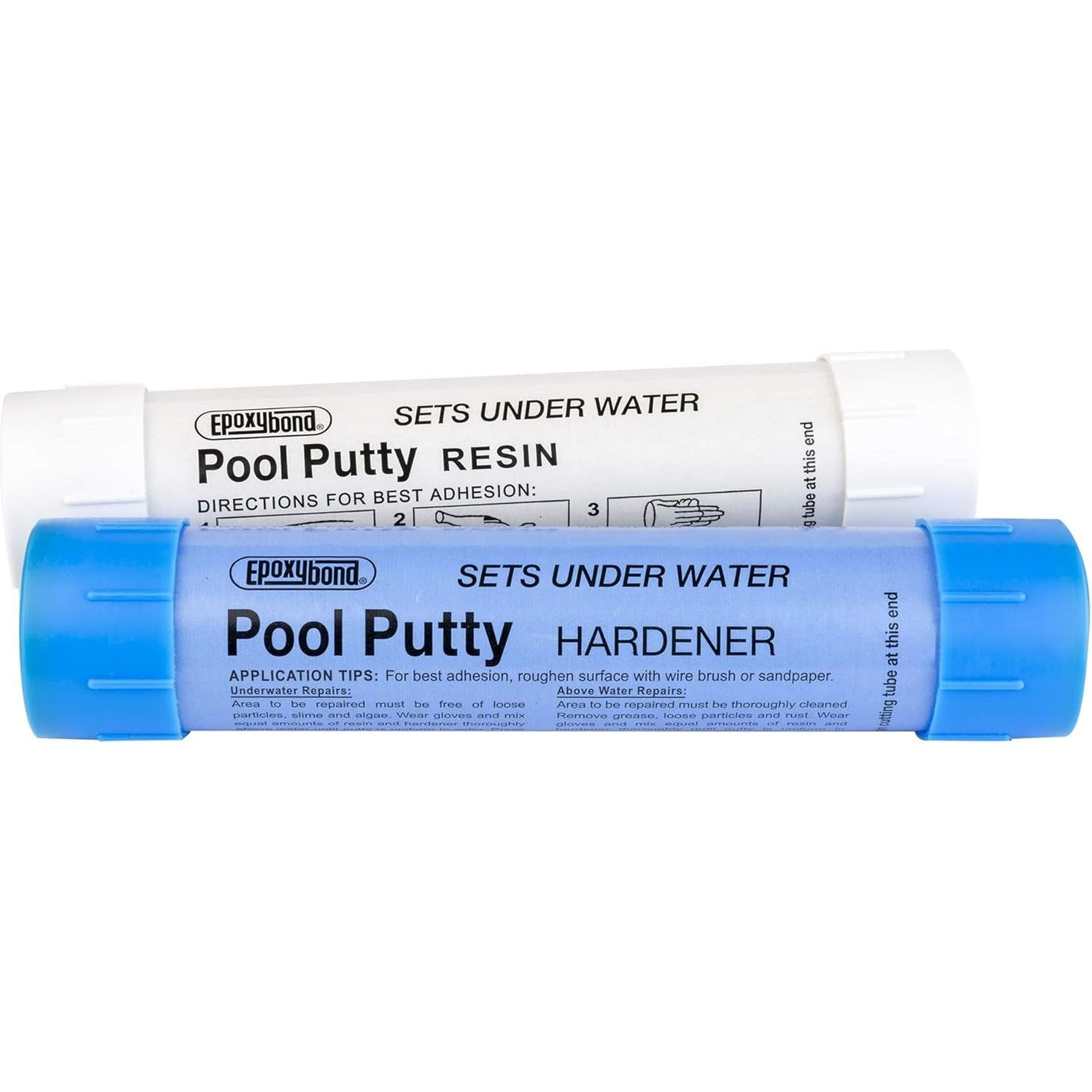 Buy now 2-Part Set | Swimming Pool & Spa Repair | Easy DIY | Fix Cracks Leaks Underwater or Above | Concrete, Fiberglass & Variety of Other Surfaces | by Atlas Minerals at indiglob india