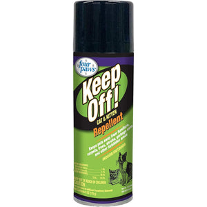 Four Paws Keep Off Pet Repellent Spray for Outdoors & Indoors, Dog & Cat Chew & Scratch Deterrent, 6 oz.