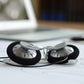Koss KSC75 Portable On-Ear Clip Headphones, Retro Style, Ultra Lightweight, Silver and Black