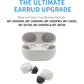 Comply Memory Foam Replacement Earbud Tips for Sony True Wireless Earbuds | Ultimate Comfort, Secure Fit, Superior Noise Isolation | Anti Slip, Prevent From Falling Out | Black (S/M/L) (3 Pairs)