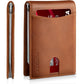 Slim Wallet for Men Genuine Leather RFID Blocking Bifold Minimalist Front Pocket Mens Wallet with Money Clip Thin Gift Box
