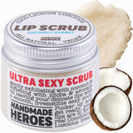 Buy now Handmade Heroes 100% Natural Lip Scrub, Vegan Conditioning Coconut Exfoliator - Gentle Exfoliant, Sugar Polish and Scrubber for Chapped Dry Lips, 1oz (Coconut Sorbet) at indiglob india
