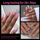 Buy now UNA GELLA Almond Gel Nail Tips, 504PCS Pre Etched Clear Fake Nails Tips Medium Almond Shape - 12 Sizes Full Cover Soft Acrylic Press On Nail Extensions No C Curve Gift for Diy at Home at indiglob india