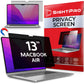 Buy now Magnetic Privacy Screen for MacBook Pro 16 Inch (2019, 2020) Removable Laptop Privacy Filter Shield and Protector MacBook Air 13 Inch (2018-2021, M1) at indiglob india