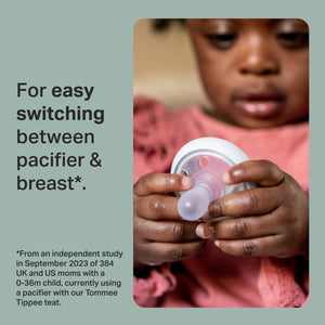 Buy now Tommee Tippee Breast-Like Pacifier, 0-6 Months, Symmetrical Design, Natural Breast-Like Baglet, BPA-Free Binkies, Pastel/Blue/Black, Pack of 4 at indiglob india