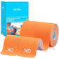 OK TAPE Kinesiology Tape 10 inches Precut, 20 Strips, Cotton Elastic Athletic Tape Latex Free, 2in x 16ft, Black